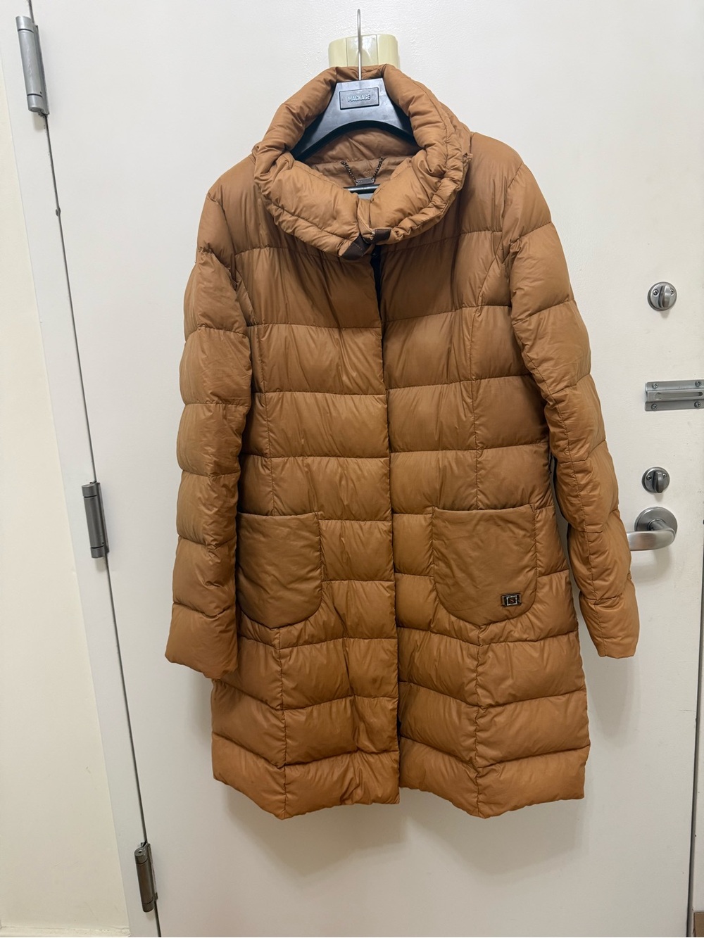 Puffer Coat in Caramel Brown